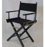 each Director s chair S43C textile, wood black 8,00 each Round