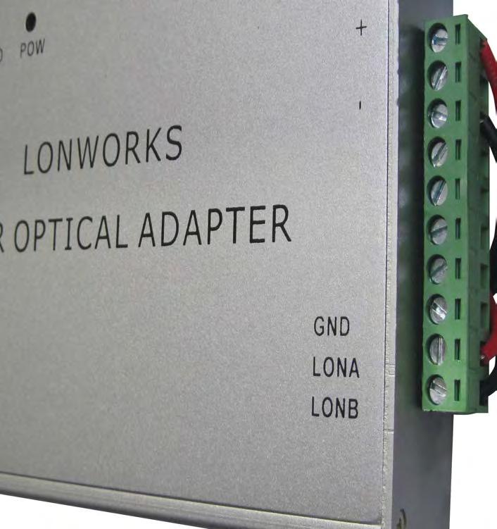 Benefits Simple to install Easy to use Extends Cooper panel network Fast response Using only single-mode fiber optic, the (CFSFL02) adapter allows extension of the Cooper system network LonWorks to a