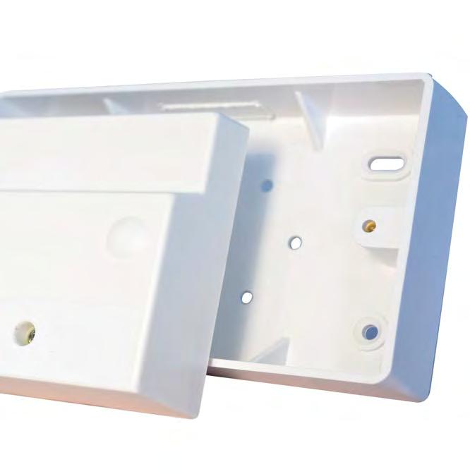 This unit is simple to fix and install and the neat unobtrusive design makes it suitable for use in a wide range of areas.