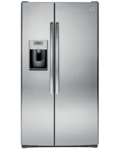 GE PROFILE SERIES 28.4 CU. FT. SIDE-BY-SIDE REFRIGERATOR Model#: PSS28KSHSS APPROXIMATE DIMENSIONS (HXWXD) 69 1/2 in x 35 3/4 in x 36 in TOTAL CAPACITY 28.