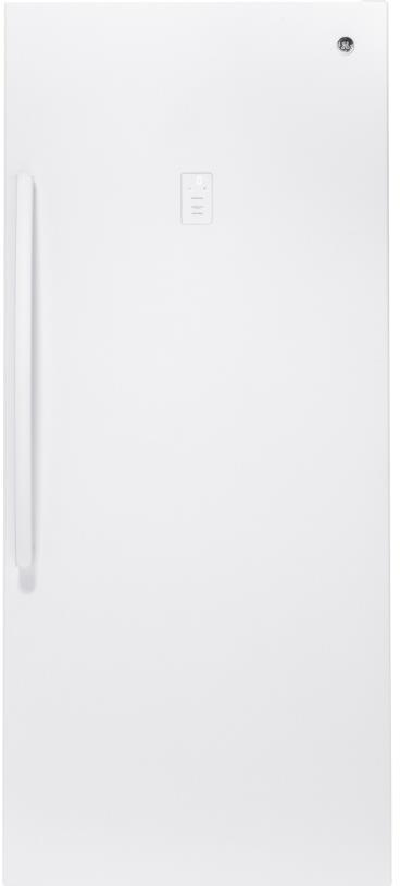 freezer shelves UL Certified GE 21.3 Cu. Ft. Frost-Free Upright Freezer Model#: FUF21DLRWW Approx. Dimensions (WxHxD) (in.