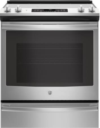 capacity oven Smooth ceramic glass cooktop Four cooktop elements include two 2000-watt and two 1500-watt elements Dual Element Bake Six oven rack positions and two chrome oven racks Hot surface