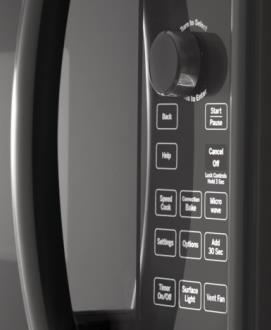 CONTROLS LCD readout are easy to read and maintain a modern appearance 3 OVENS IN 1 Expand your cooking