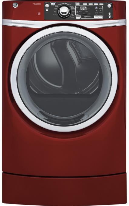 GE ENERGY STAR 4.9 DOE CU. FT. CAPACITY RIGHTHEIGHT DESIGN FRONT LOAD WASHER WITH STEAM Model#:GFW490RPKRR Approx. Dimensions (WxHxD) (in.
