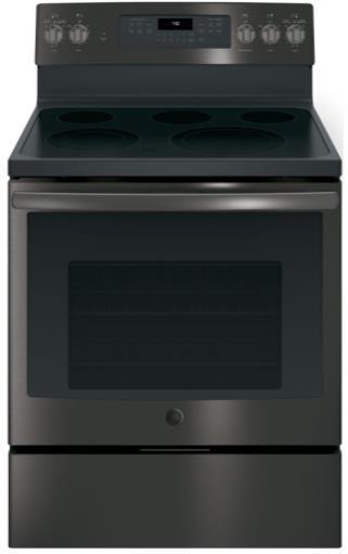 ) 29 7/8 in x 47 in x 28 in Self-clean with Steam Clean option Hidden bake oven interior Black gloss oven interior 12"/9"