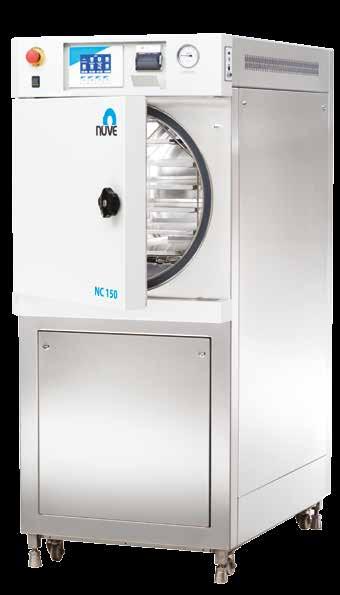 NC 150/150D HORIZONTAL STEAM STERILIZERS NC 150/150D Horizontal Steam Sterilizer is designed the sterilization of textile, wrapped or packed materials, glass and liquid in operating theatres and