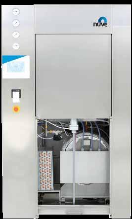 SAFETY OVER STANDARDS Authorization key to operate the steam sterilizer Password protected control system, service and calibration menu The door stops automatically in case of an obstruction on the