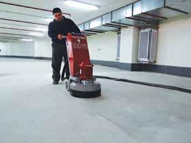 Removal work of old coatings up to 4 mm (0,16in) We recommend using our grinders Scan Combiflex 330, Scan Combiflex 450, Scan Combiflex 450NS,