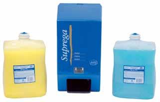 Also available in 5kg and 20 kg for use with pumps. 9093 OPEN RATE 5+ 9081 Suprega Plus Refill 4L Cartridge 4 $54.95 $49.50 $44.95 9521 Deb Cleanse Dispenser 4L 1 - $53.