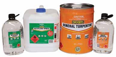Mineral Turps Methylated Spirits Turps is a well proven solvent cleaner and is ideal for thinning enamel based paints. Heavy-duty disinfectant/ hard surface cleaner.