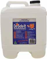 De-Solv-it Spray & Wipe Biodegradable non-toxic cleaner. Great for removing sticky residue.