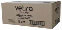 200 sheets per pack. 225mm x 230mm towels, folded size - 80mm x 230mm. Ultra absorbent quality paper.