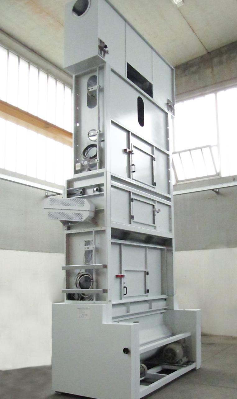 FIBER OPENERS Vertical opener machine allows to obtain a deep spread out of fibers and it is commonly used as final opening process before sending the material to the card.