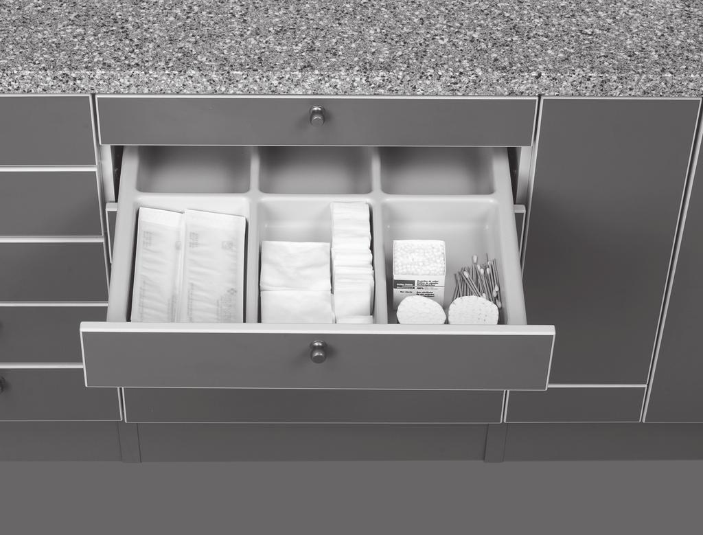 Preference ICC Sterilization Center Instructions For Use Plastic Drawer Inserts Drawer inserts come with single, two, four, or six compartments.