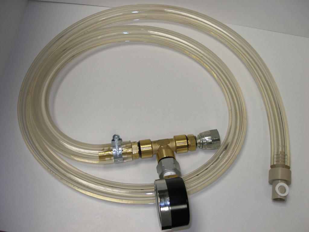 Vacuum Pump Kit For Use with the Storm 10H Gas Cell GS05670 Fig 6 shows the large bore tubing and pressure gauge assembly (seen as Fig 3.