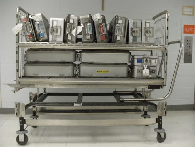 Sterilization Processing Issues Interior or Exterior Moisture examples Inadequate dry time Sterilizer cart shelf lined with non absorbent material Sterilizer not loaded according to manufacture IFU