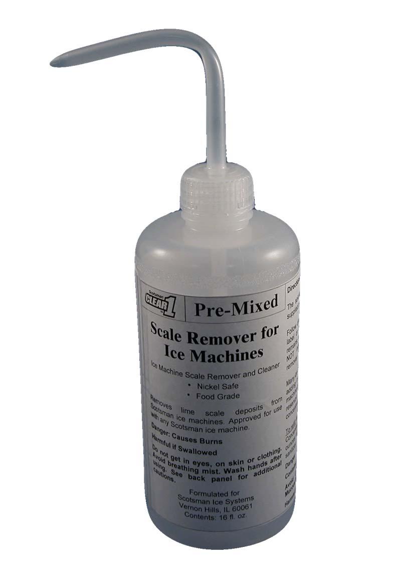 Scale Removal 5 Prepare scale remover solution Need 16 ounces of solution Will need squirt bottle for built in situations