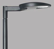LUNIO URBAN POLE TOP LUMINAIRE Made from a lightweight yet robust