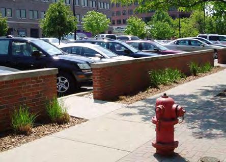 Pedestrian and Vehicular Vehicular Parking Core Main Campus surface parking should be