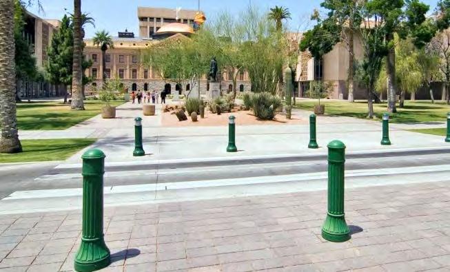 Site Amenities Standards Bollards Clean and simple style should be used Used to