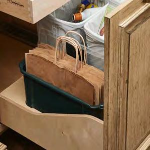 storage, as well as a hidden drawer option for