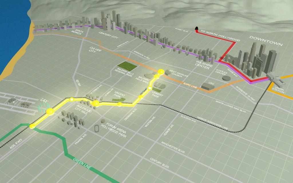 INTRODUCTION Crenshaw/LAX Transit Corridor As Part ot the Regional Transportation System. ES.