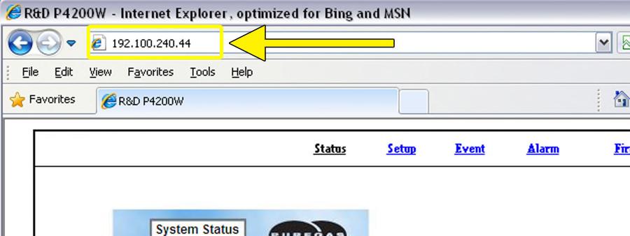 8.17 Connecting via Web Browser If the Air Dryer IS connected to an IP network: The Air Dryer must be configured with a valid IP Address, Subnet Mask, and Gateway Address for the network.
