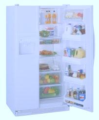 spill-proof glass shelves Snack pan Premium Deluxe handles Side-By-Side Refrigerators Quiet Package significantly reduces noise. LightTouch!