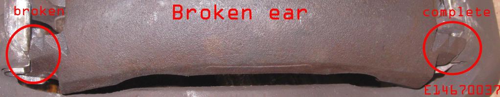 We do not braise, weld or otherwise attempt to re-attach broken pieces to a casting.