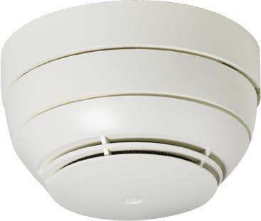 Radio smoke detector DOW1171 and detector base DBW1171 Manual call point SMF121, radio base SMF6120 Consistent response to a wide range of different fires Dynamic analysis of the sensor signal in the