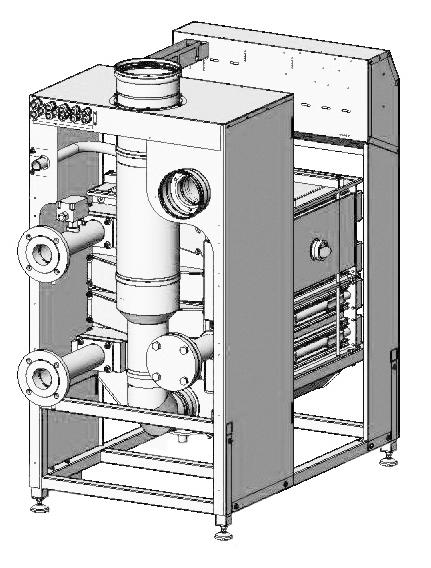 Construction Layout of boiler Operating principle 1 5 4 2 7 12 6 3 8 9 10 21 14 23 24 18, 19, 20, 22 26 Layout of boiler The Econoflame R6000 boiler consists of the following main components: 1