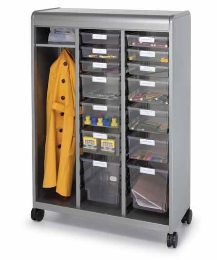 STORAGE OVERVIEW COMPREHENSIVE ORGANIZATION AND STORAGE SOLUTION Every day, elementary educators use more and more three-dimensional teaching aids and