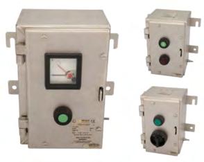 available CONTROL STATIONS Available Operator, Ammeter and Terminal Types Common to PCS, ABCS