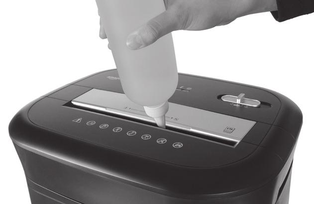 Maintenance Warning: Failure to properly maintain your shredder will void the warranty. Oil the shredder blades every month with basic vegetable, cooking oil or shredder oil.