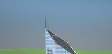 The small floor plate for the building s tower, which decreases as the building rises, redistributes the buildings mass thereby reducing its presence at grade and minimizing shadowing on adjacent