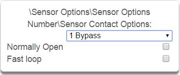 Bypass-Unbypass Reporting if enabled, this sensor will report bypasses and unbypass restorals.
