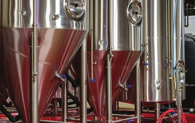 Iron Triangle Brewery Los Angeles, CA 304 Sanitary Stainless Steel Construction Fabricate Any Tank To Meet Your Space Requirements Certified stainless steel material.