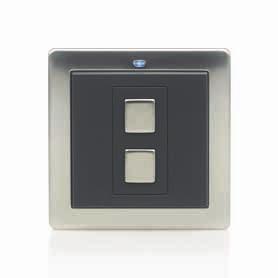 1 Gang Wire-free Switch The Wire-free Switches are battery operated and low-voltage, so they can safely be fitted in places like bathrooms where regulations would prohibit the use of mains powered