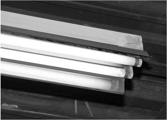 Fluorescent Fixtures as Fire Causes Fires caused by wiring in fixture Fires caused by failures at the lamp holders Fires caused by the ballast Fluorescent Fixture Fire