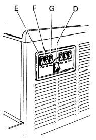 TRADITIONAL ROCKER SWITCH MODEL 1. Turn ON the main power switch (D) (see Figure 9) 2.
