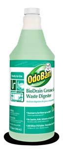 Eucalyptus BioOdor Digester 1 Quart/12 Case # 58280 BioStain & Odor Remover Fresh Scent A unique ready-to-use, non-toxic, fast-acting enzyme