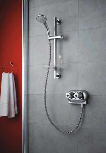 Trevi Shower packs - Thermostatic Page 28 2 Therm shower packs The clean contemporary design of the Trevi Therm with dual controls refl ects the precision of its function.