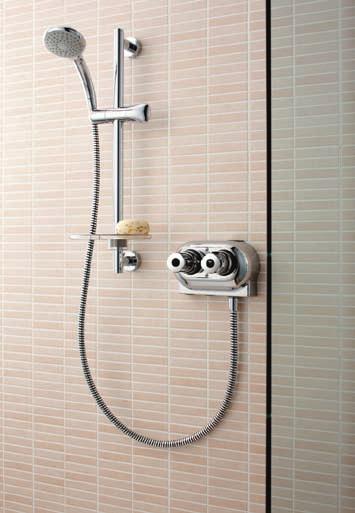 1 Trevi Shower packs - Venturi Page 39 Boost shower pack Purpose designed to offer excellent fl ow rates from systems with low hot water pressure without the