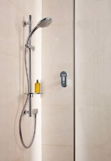 1 Trevi Logical top connection pack (on page 11) Trevi Logical pumped shower with remote control and Trevi Moonshadow top connection three function shower kit.