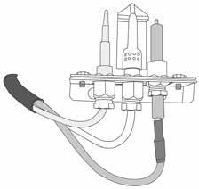 Servicing Instructions - Replacing Parts Huntingdon 40 Only The pilot assembly consists of 4 components which can be individually changed: Pilot burner bracket Electrode Pilot injector Thermocouple