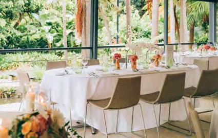 Imagine your guests arriving by the Royal Botanic Garden s private