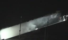 Since this is a scaled model, the time for resisting smoke movement in actual scenario can be calculated. In stage 2, a ventilation fan was installed in tunnel to control the smoke movement. In Fig.