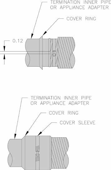 VII: Direct Venting / Air Intake Piping (continued) WARNING DO NOT reduce size of air intake pipe. 3. Remove burner from carton.