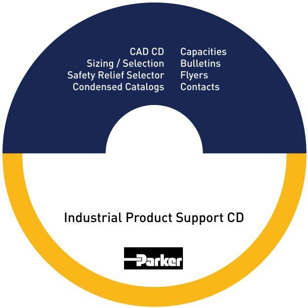 Page 7 Parker Industrial Refrigeration Product Support CD CAD CD: Automated software that inserts different orthographic views of R/S valves into your drawings.
