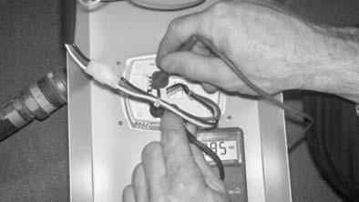 TROUBLESHOOTING CAUTION Use Caution Not to Damage Connectors when making Voltage Measurements or Jumping Terminals Water Heater Fault: Water heater does not operate Display Error Code: Water heater